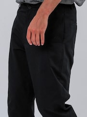 Religion Black 100% Cotton Lightweight Basic Chino Trousers - Image 5 of 5