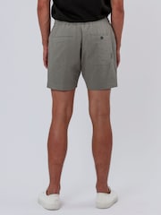 Religion Green Elasticated 100% Cotton Chino Shorts - Image 2 of 5
