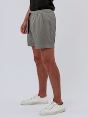 Religion Green Elasticated 100% Cotton Chino Shorts - Image 4 of 5