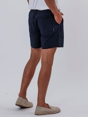 Синий - Religion Elasticated 100% Cotton Shorts - Изображение 2 из 5