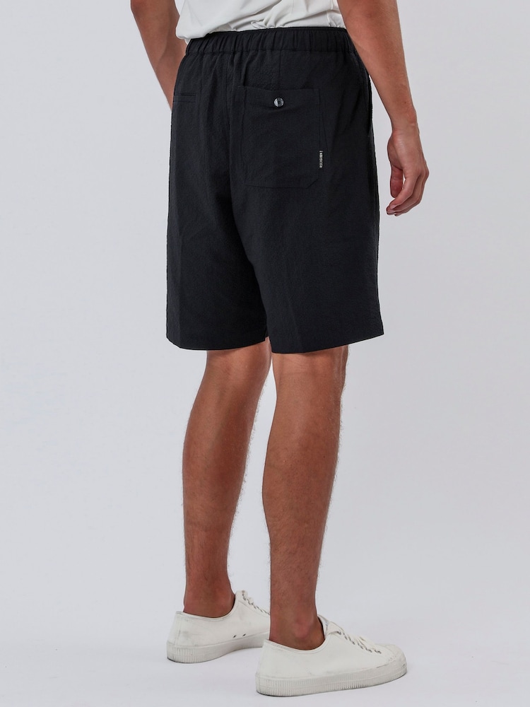Religion Blue Pleated 100% Cotton Shorts - Image 2 of 6 Religion Blue Pleated 100% Cotton Shorts - Image 2 of 6