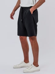 Religion Blue Pleated 100% Cotton Shorts - Image 3 of 6