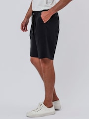 Religion Blue Pleated 100% Cotton Shorts - Image 4 of 6