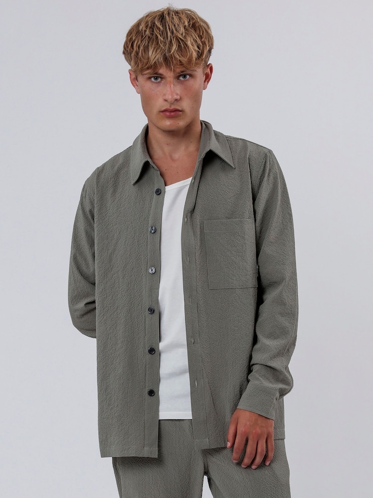 Religion Grey Long Sleeve Shirt - Image 1 of 6