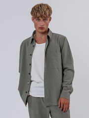 Religion Grey Long Sleeve Shirt - Image 2 of 6