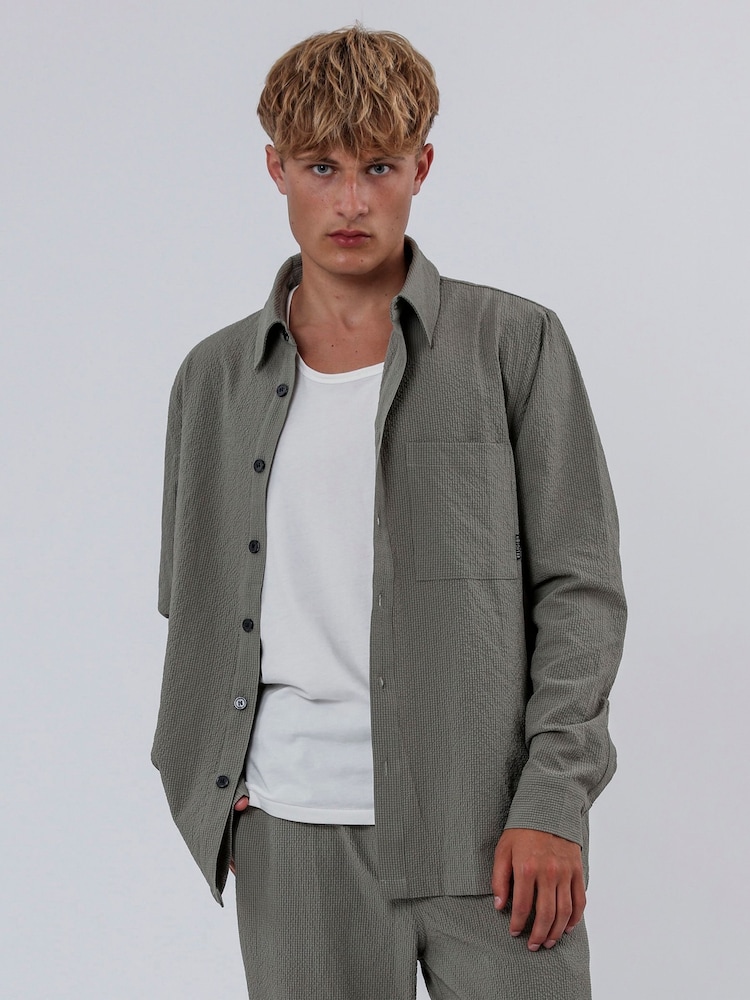 Religion Grey Long Sleeve Shirt - Image 2 of 6