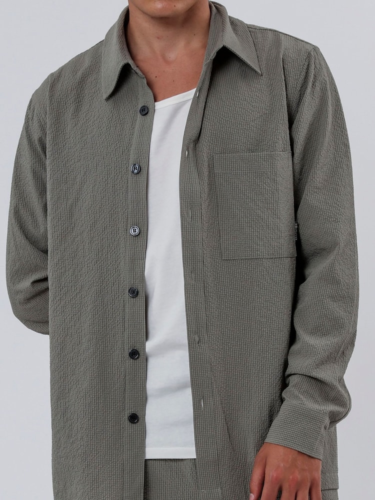 Religion Grey Long Sleeve Shirt - Image 6 of 6