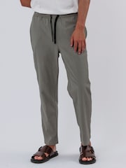 Religion Green 100% Cotton Elasticated Chinos Trousers - Image 1 of 5