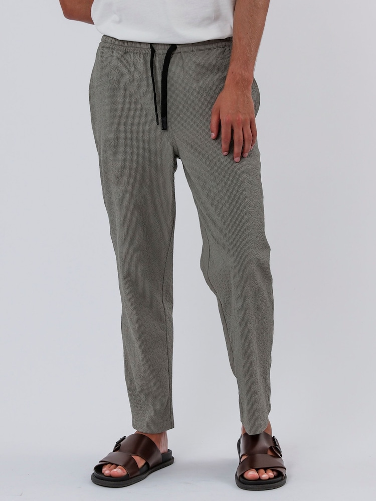 Religion Green 100% Cotton Elasticated Chinos Trousers - Image 1 of 5