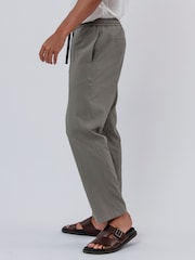Religion Green 100% Cotton Elasticated Chinos Trousers - Image 3 of 5