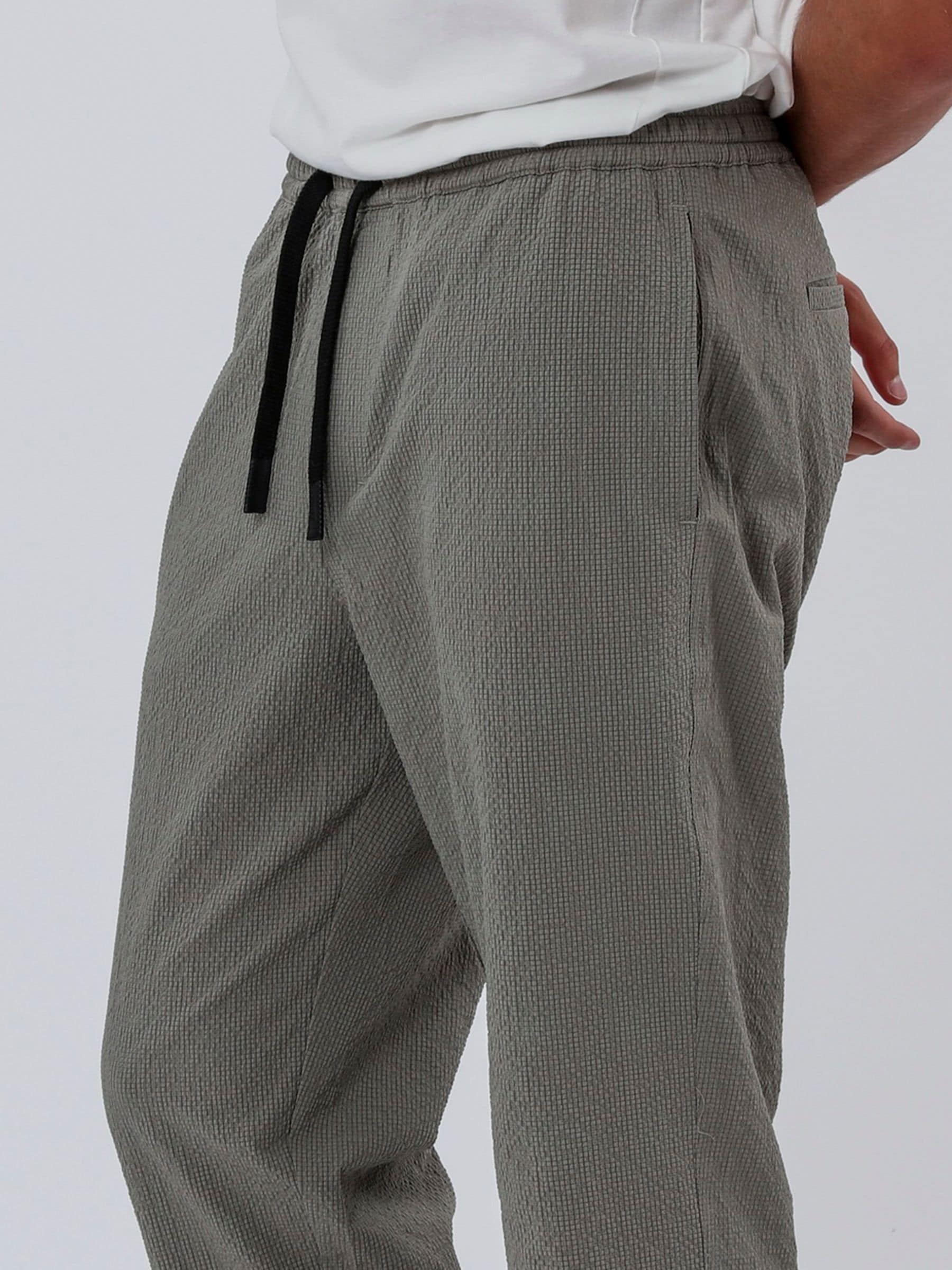 Buy Religion Green 100% Cotton Elasticated Chinos Trousers from
