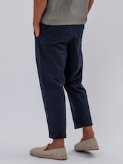 Religion Blue 100% Cotton Lightweight Basic Chino Trousers - Image 3 of 6