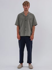 Religion Blue 100% Cotton Lightweight Basic Chino Trousers - Image 6 of 6