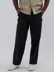 Religion Black 100% Cotton Work Wear Trousers - Image 1 of 5
