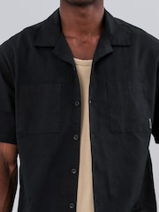 Черный - Religion Lightweight Short Sleeve Shirt - Изображение 5 из 5