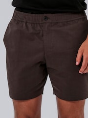 Коричневый - Religion Elasticated 100% Cotton Shorts - Изображение 5 из 5