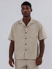 Кремовый - Religion Lightweight Short Sleeve Shirt - Изображение 1 из 5