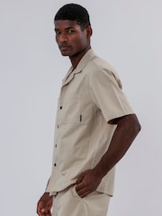 Кремовый - Religion Lightweight Short Sleeve Shirt - Изображение 3 из 5