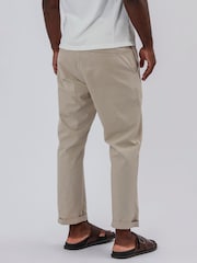 Religion Cream 100% Cotton Lightweight Basic Chino Trousers - Image 2 of 5