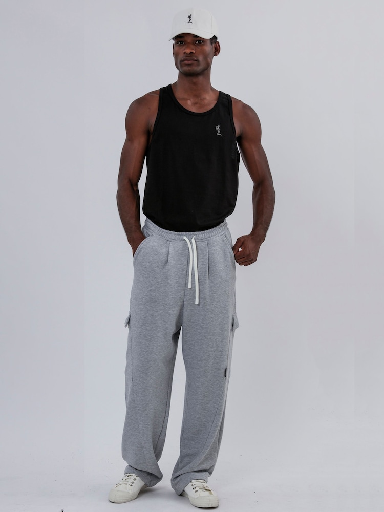 Religion Grey Relaxed Cargo Joggers - Image 5 of 5
