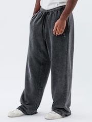 Religion Grey Wide Acid 100% Cotton Joggers - Image 3 of 5