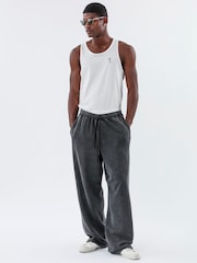 Religion Grey Wide Acid 100% Cotton Joggers - Image 4 of 5