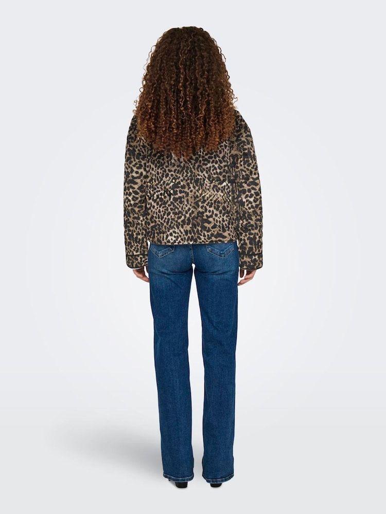 ONLY Natural Tile Pattern Quilted Jacket - Image 2 of 4