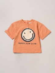 Lily & Jack Orange 4-Piece Mix and Match Printed 100% Cotton T-Shirts, Short and Joggers Set - Image 4 of 5