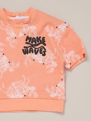 Lily & Jack Printed 100% Cotton T-Shirt, Shorts and Round Sunglasses Outfit Set - Image 5 of 5