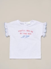 Lily & Jack Blue Printed 100% Cotton All in one - Image 3 of 5