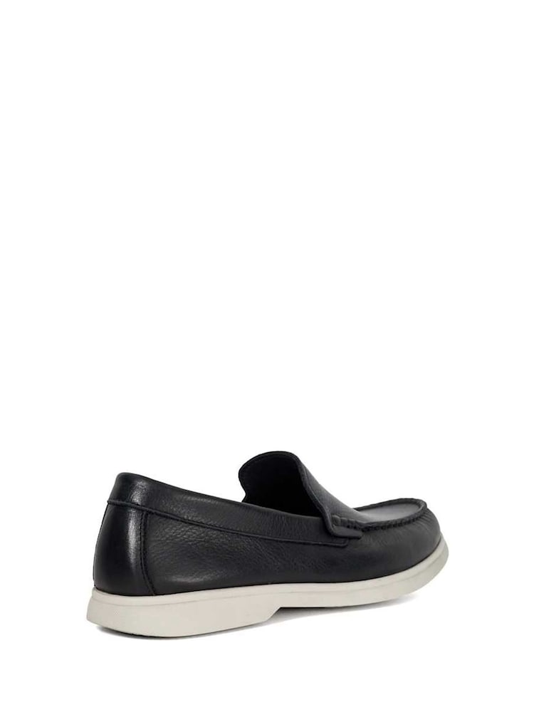 Dune London Black Buftonn Sole Loafers - Image 2 of 4