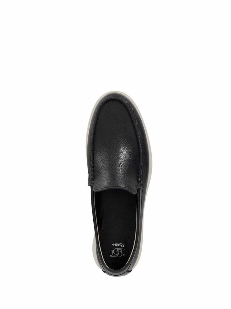 Dune London Black Buftonn Sole Loafers - Image 3 of 4