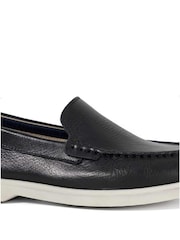 Dune London Black Buftonn Sole Loafers - Image 4 of 4