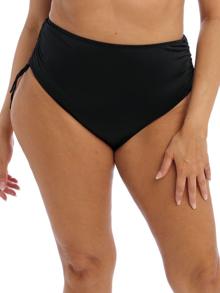 Elomi Plain Sailing Adjustable Black Bikini Briefs - Image 1 of 5