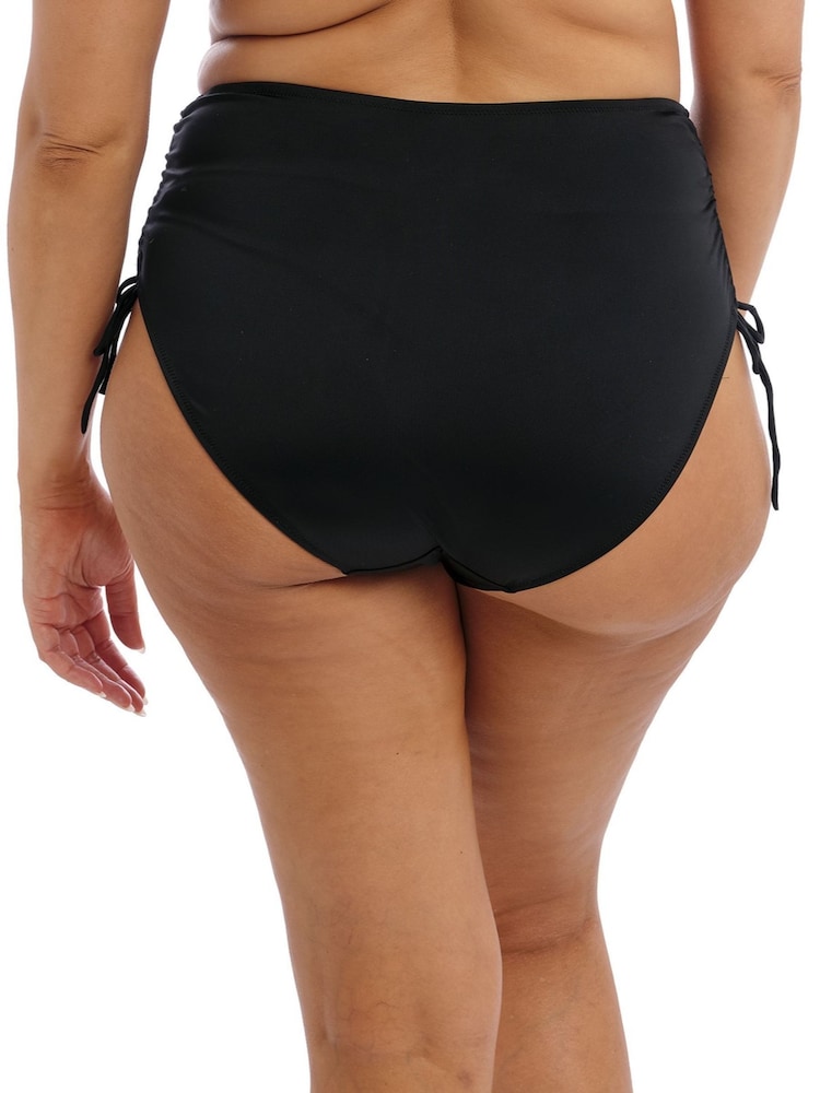 Elomi Plain Sailing Adjustable Black Bikini Briefs - Image 2 of 5