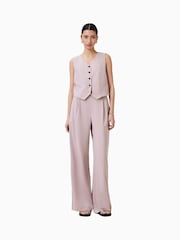 AllSaints Pink Aleida Waistcoat - Image 5 of 7