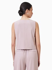AllSaints Pink Aleida Waistcoat - Image 6 of 7
