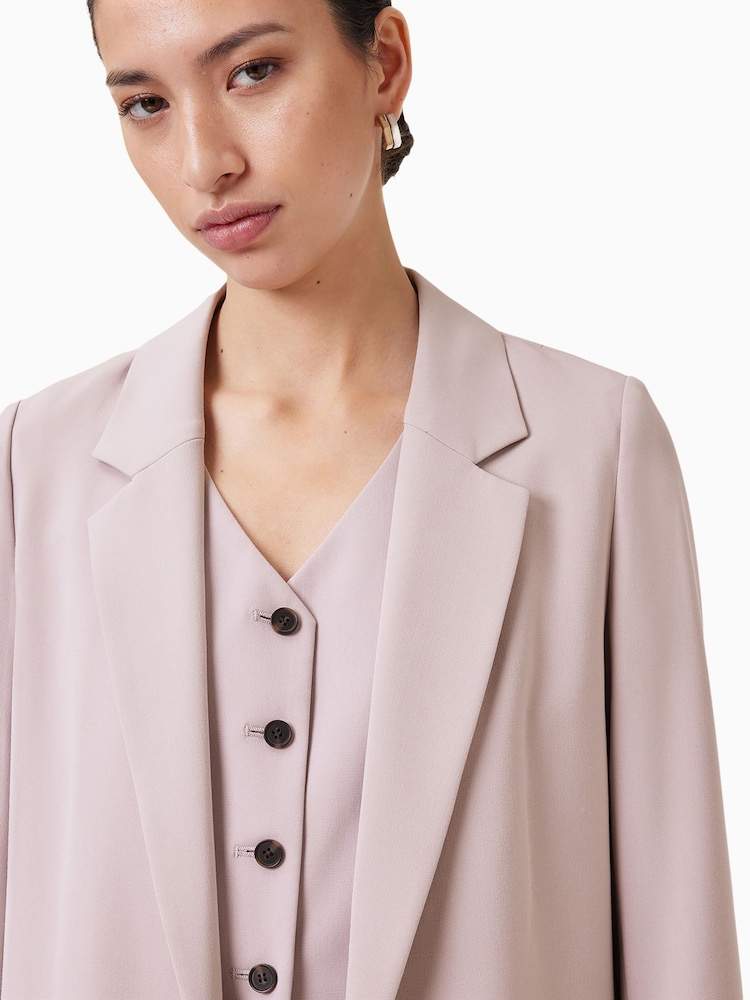 AllSaints Pink Aleida Tri Blazer - Image 3 of 7
