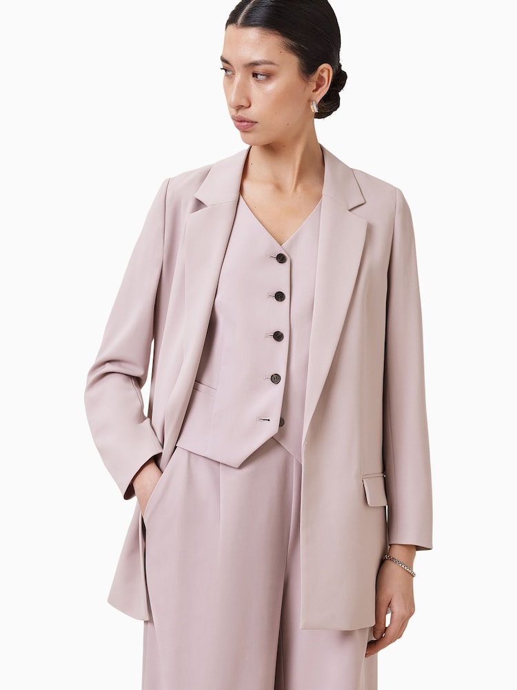 AllSaints Pink Aleida Tri Blazer - Image 4 of 7