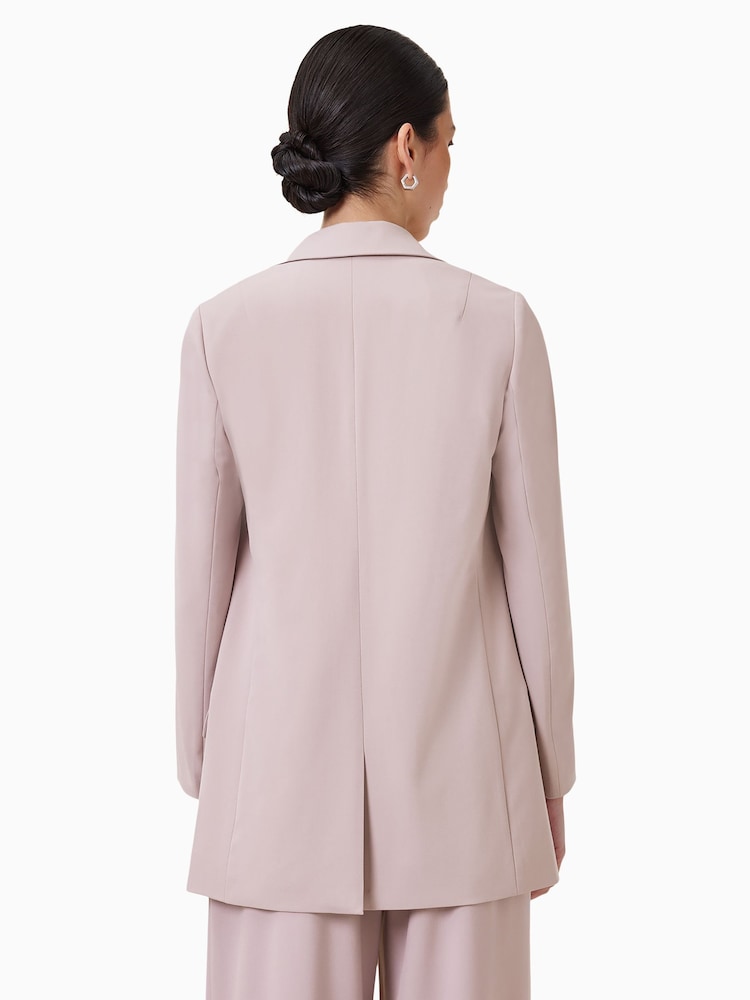 AllSaints Pink Aleida Tri Blazer - Image 6 of 7