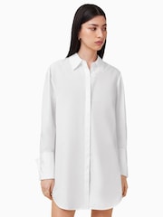 AllSaints White Alber 100% Organic Cotton Dress - Image 4 of 10