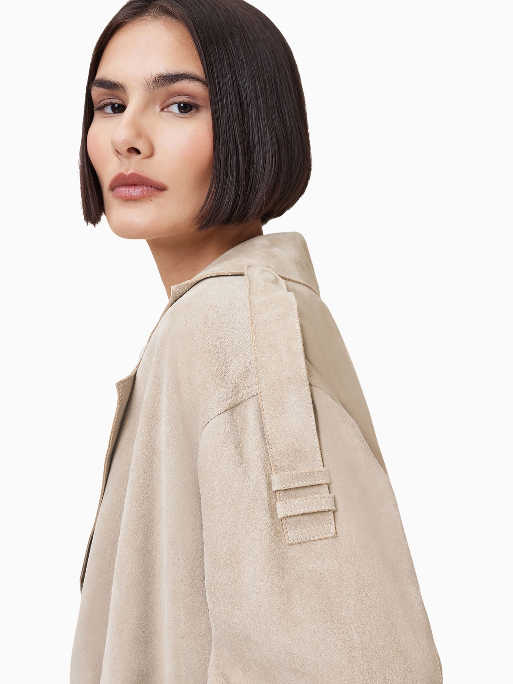 Buy AllSaints Natural Ophelia Jacket from Next USA