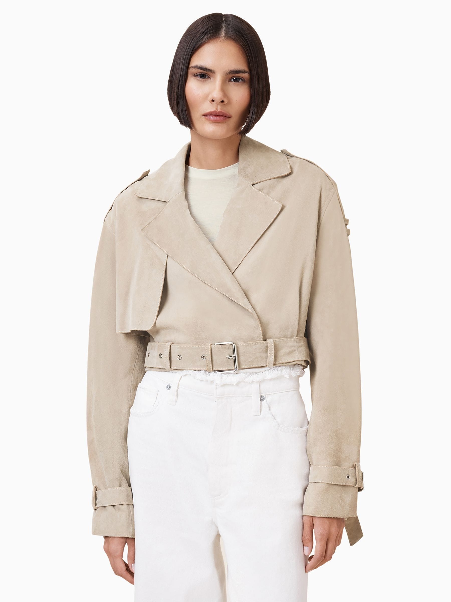Buy AllSaints Natural Ophelia Jacket from Next USA