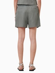 AllSaints Grey Averie Lin Shorts - Image 5 of 8