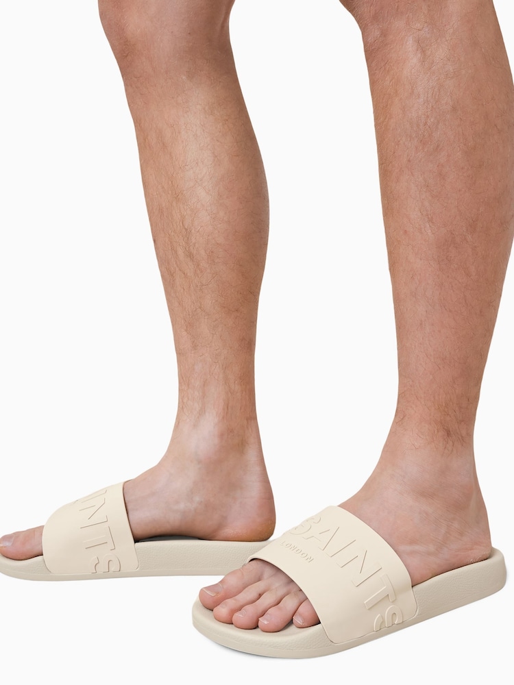Blanco - AllSaints Biggy Sliders - Imagen 1 de 6