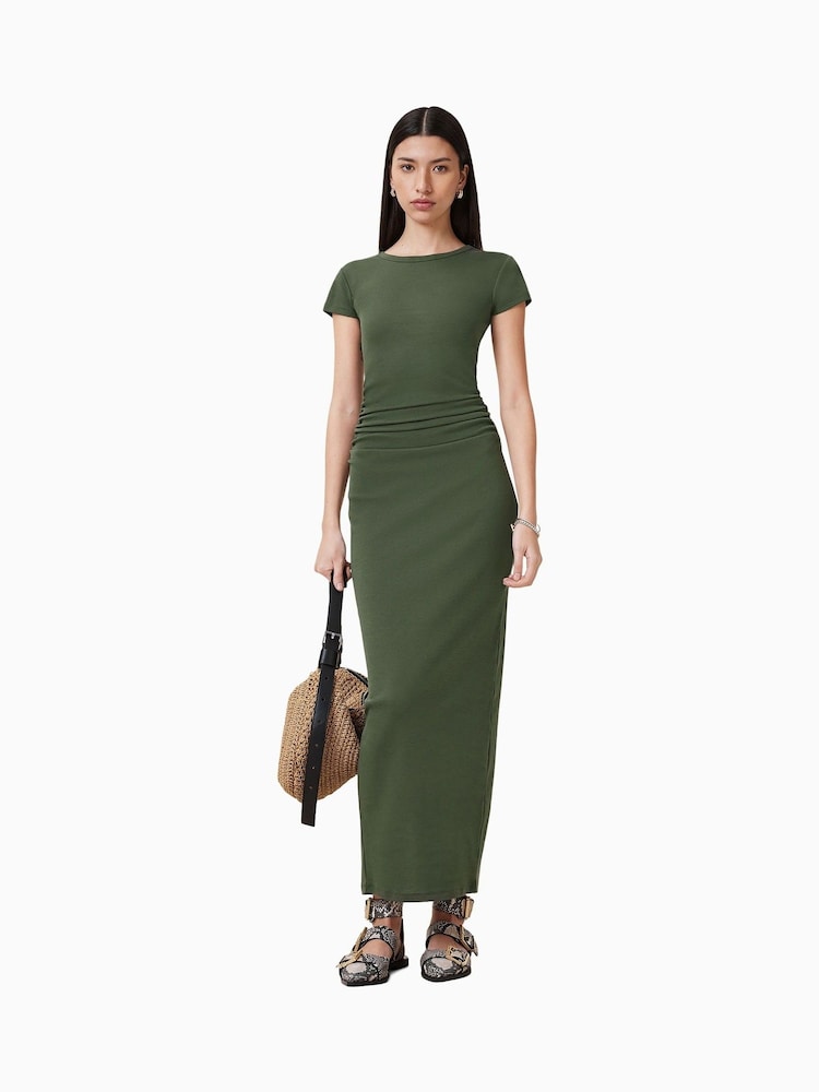 Зеленый - Платье с короткими рукавами Allsaints Katarina - Изображение 1 из 8