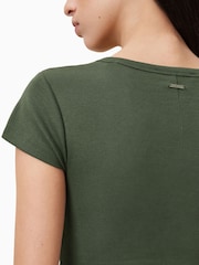 Зеленый - Платье с короткими рукавами Allsaints Katarina - Изображение 5 из 8