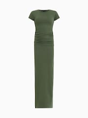 Зеленый - Платье с короткими рукавами Allsaints Katarina - Изображение 8 из 8