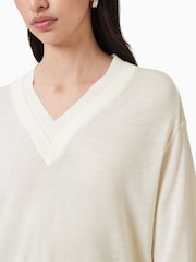 AllSaints White Julieana Jumper - Image 3 of 8