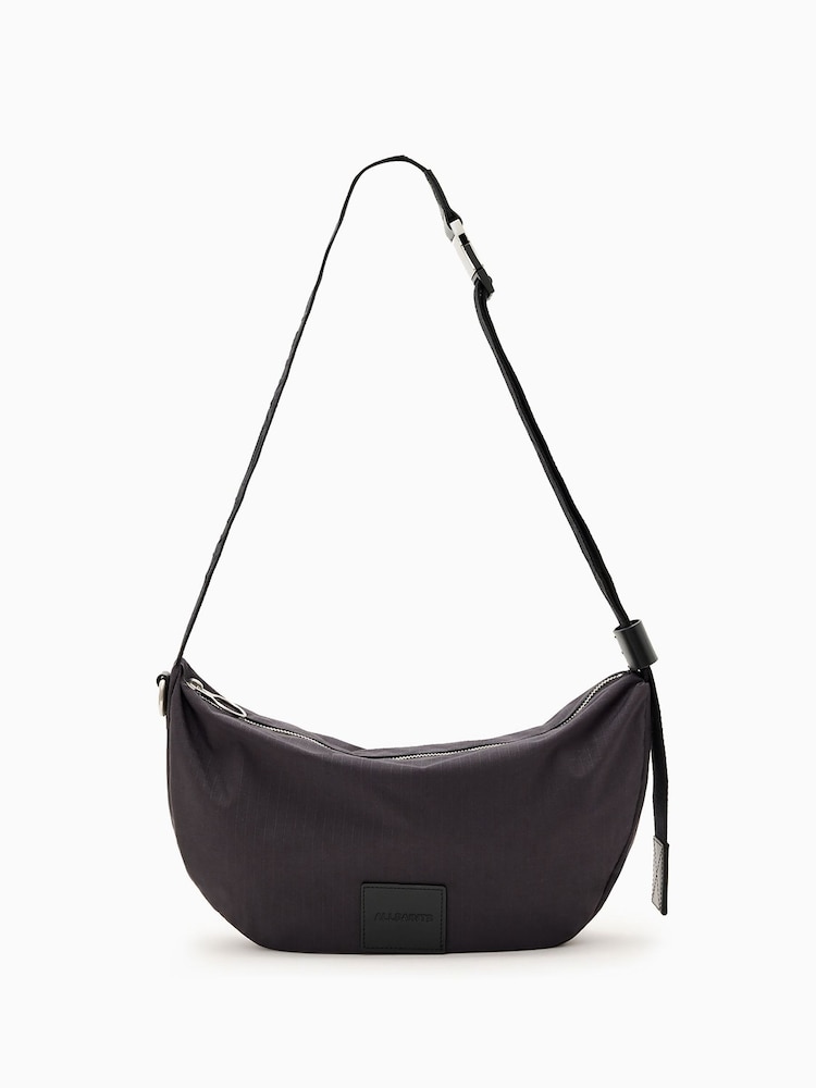 AllSaints Grey Koy Cross-Body Bag - Image 1 of 7